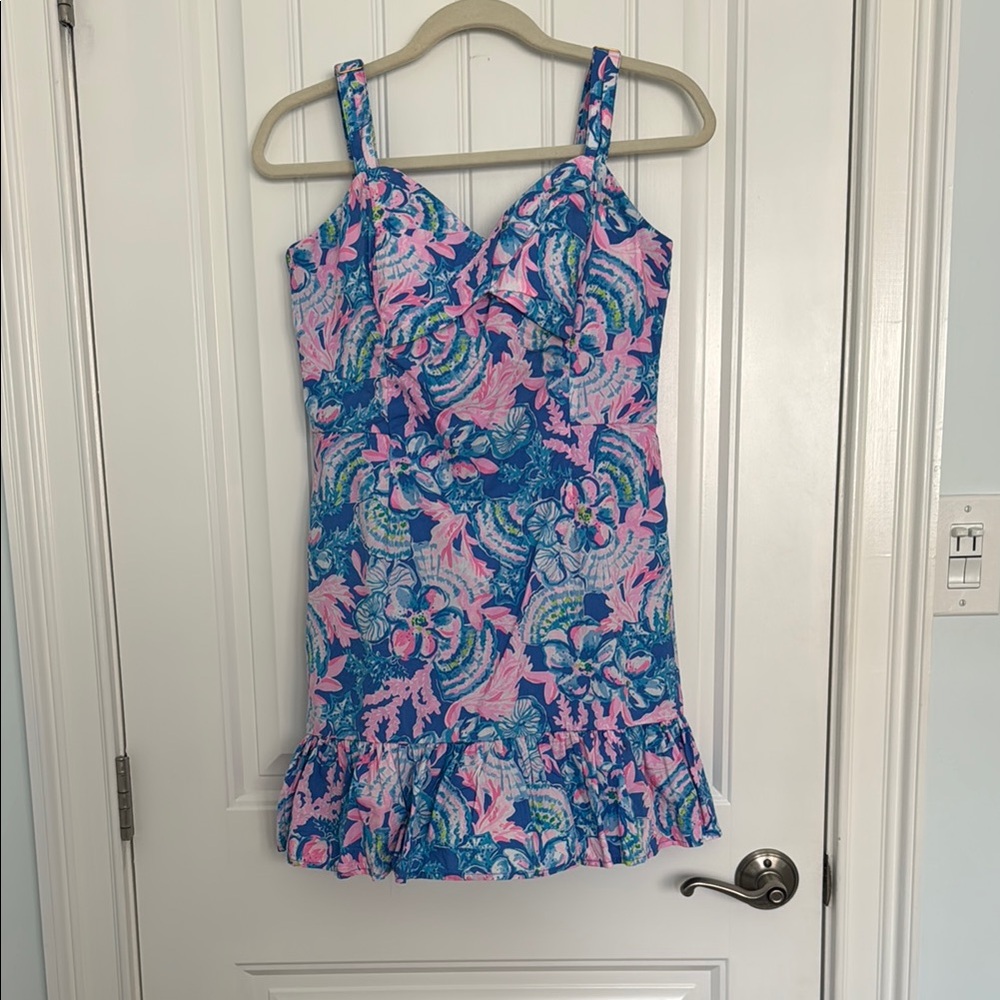 Lilly Pulitzer Blue and Pink Dress